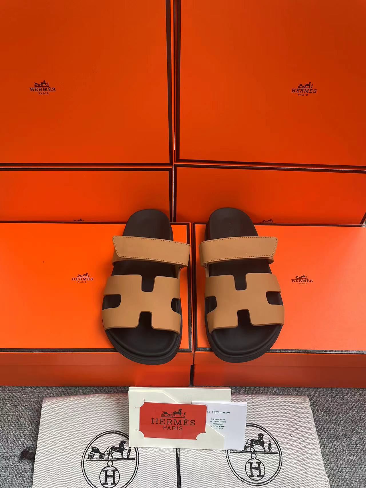 Hermes Slippers